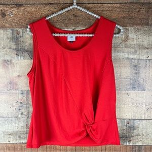 Cabi Knotty Red Tank Top Style# 5757